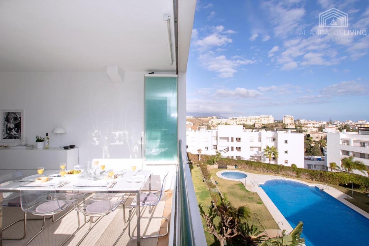 Scandinavian Style Apartment With Amazing Sea Views And South West Facing Sunny Terrace In Miraflores Walking Distance To The Beach! Malaga Exterior photo